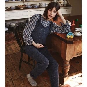 Hatch Maternity Knit Jumpsuit Overalls Onesie
